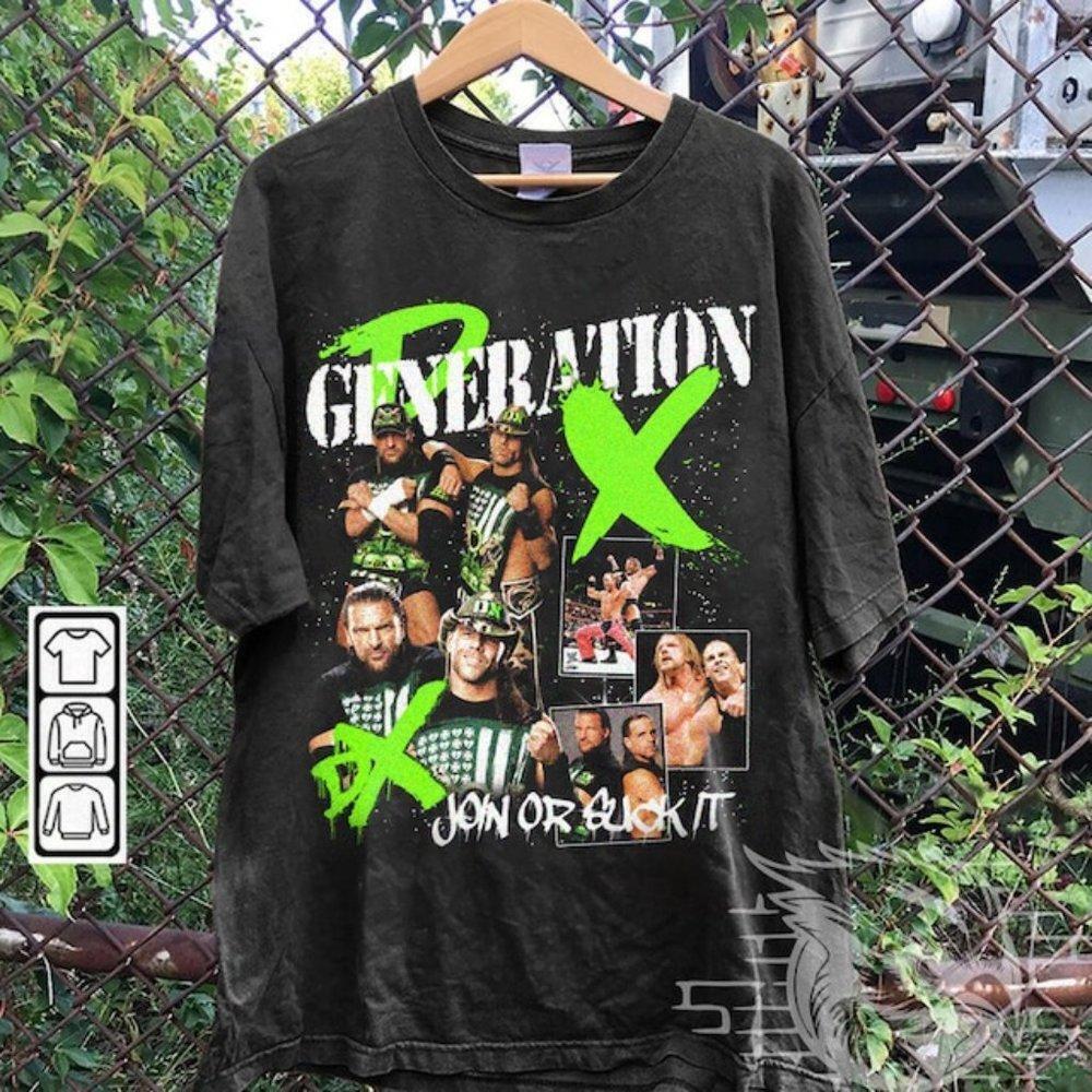 D Generation X WWE Wrestling Retro Fan Gift Unisex T-Shirt